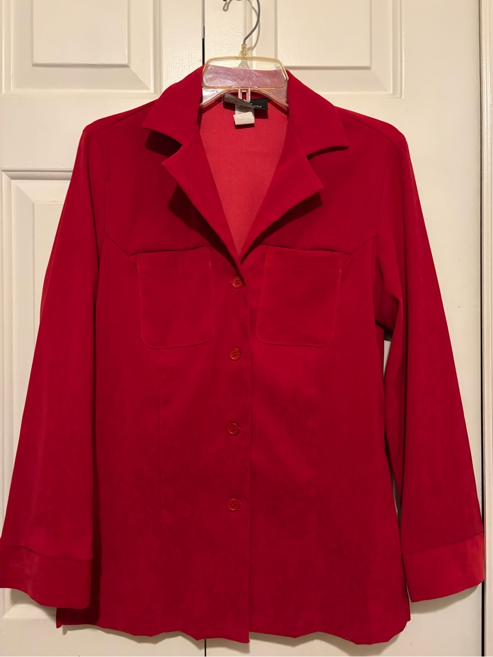 New York City Design Co. Red Button-Up Shirt